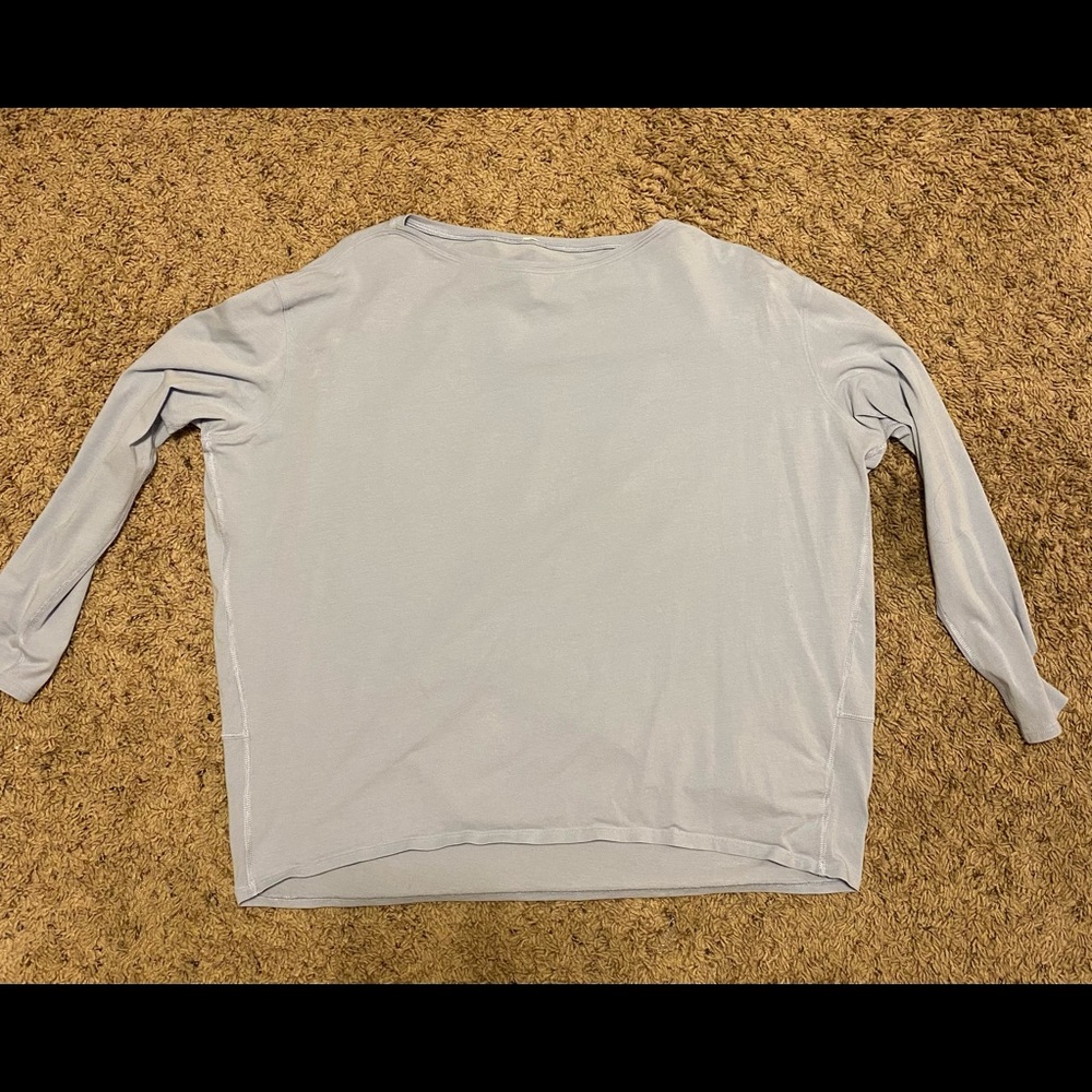 Back In Action Long Sleeve Shirt Blue Lululemon